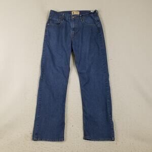 RAG TOP USA Jeans Mens 32x30 Blue Denim Straight Leg 5 Pocket Stretch Classic